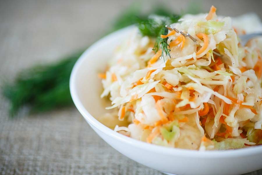 Salades de saison cuisinées sur place